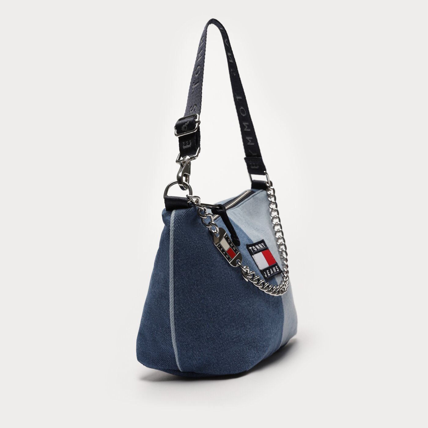 Damska torebka TOMMY HILFIGER TOREBKA TJW HERITAGE SHOULDER BAG DENIM aw0aw148220gy kolor multicolor