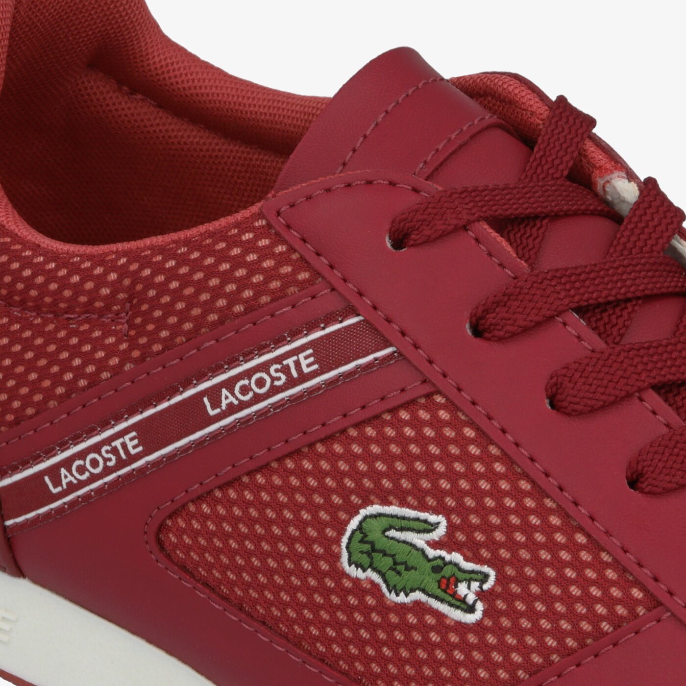 Męskie sneakersy (buty) LACOSTE MENERVA SPORT 120 1 739cma0015dr5 kolor czerwony