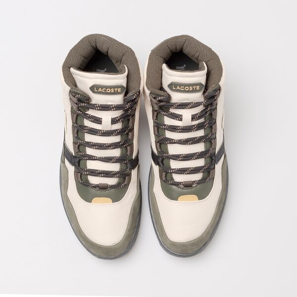 Męskie buty outdoor (trekkingowe) LACOSTE T-CLIP WNTR MID 222 2 744sma00651y5 kolor beżowy