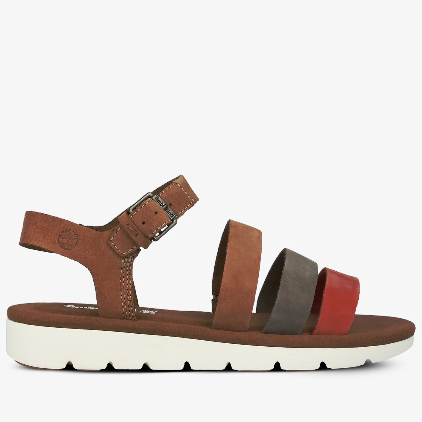 Damskie sandały TIMBERLAND LOTTIE LOU 3-BAND SANDAL tb0a1uvkf131 kolor brązowy