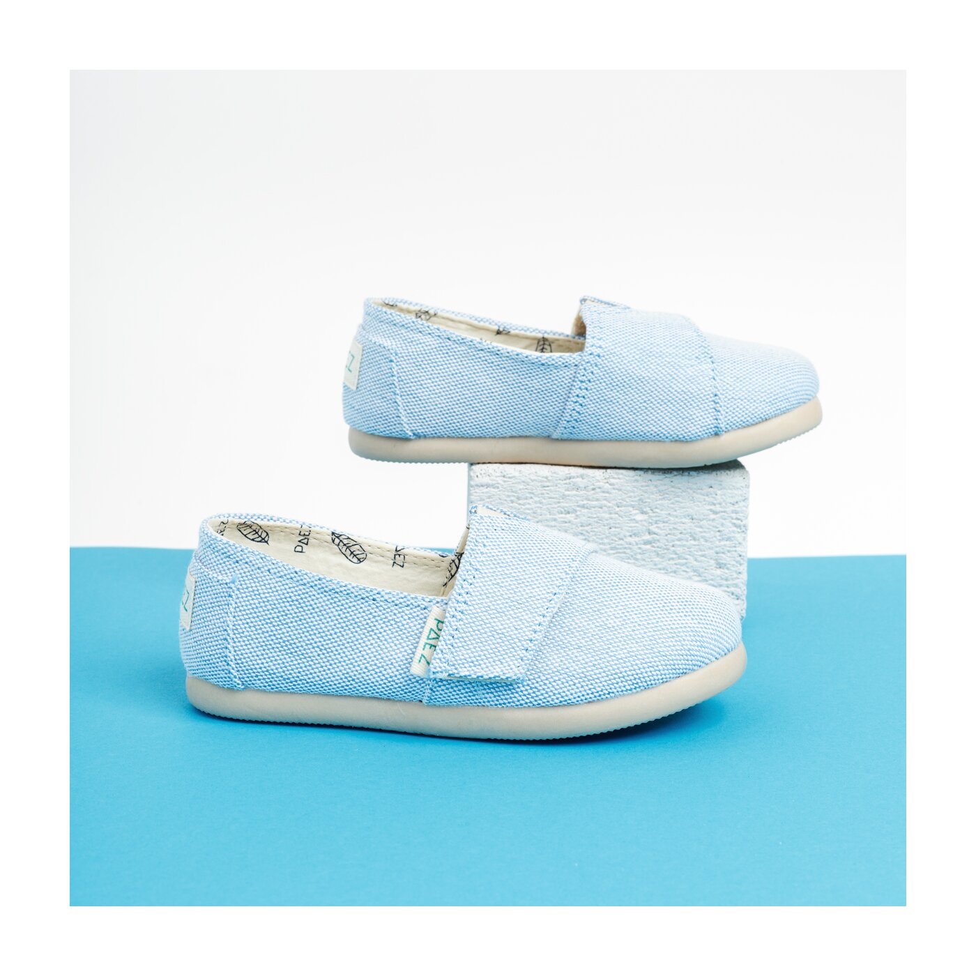 Dziecięce półbuty PAEZ ORIGINAL GUM LIGHT BLUE co30501b1002311 kolor niebieski