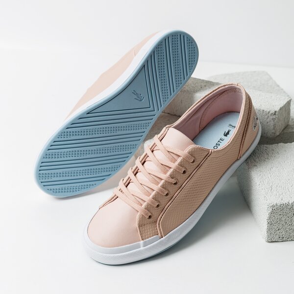 Damskie trampki LACOSTE LANCELLE 6 EYE 118 1 735caw00317m2 kolor różowy