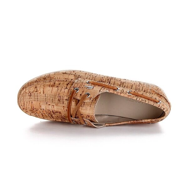 Damskie mokasyny i półbuty LACOSTE CORBON CORK 725srw1118a75 kolor beżowy