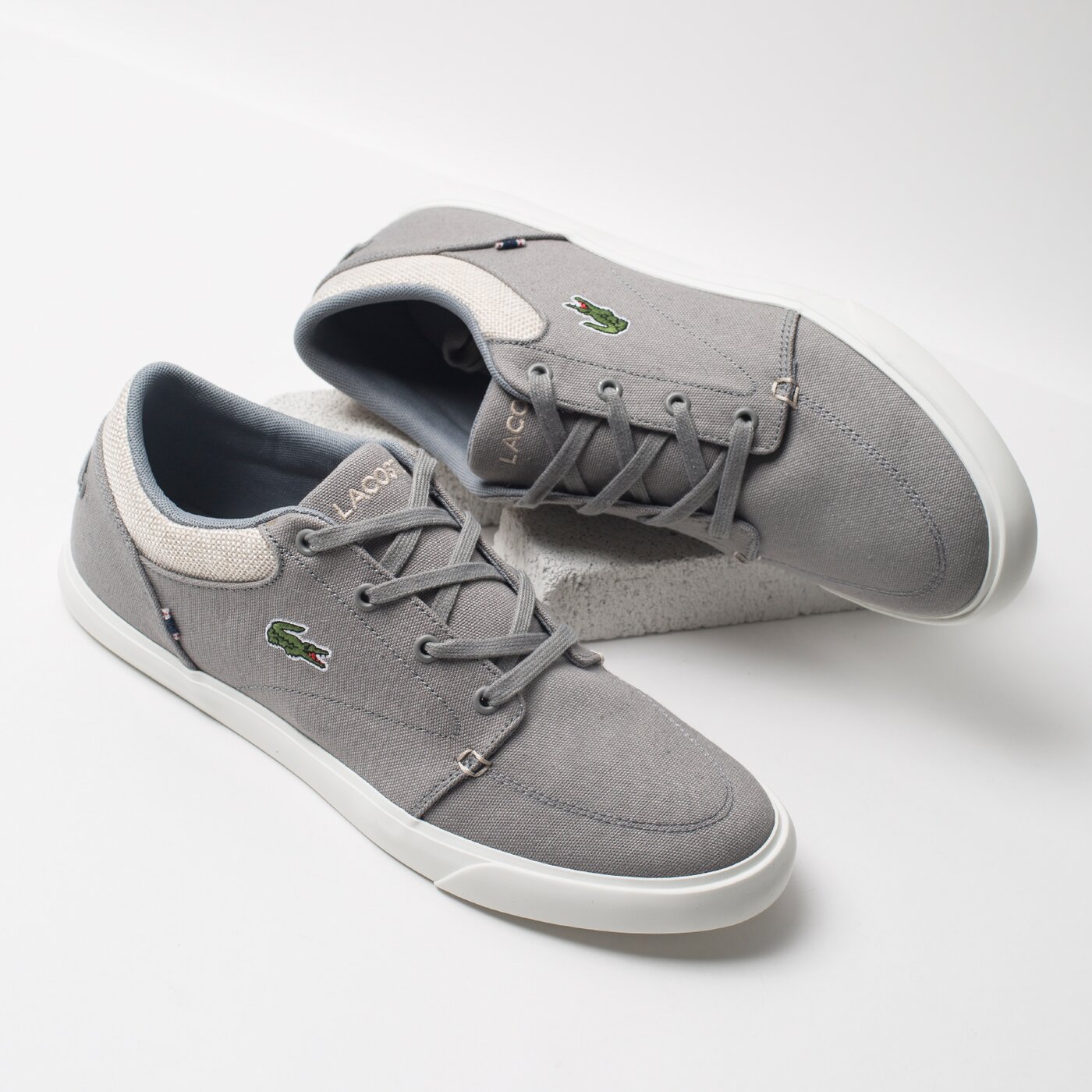 Męskie trampki LACOSTE BAYLISS 218 2 CAM 735cam00106h2 kolor szary