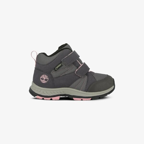 Dziecięce buty outdoor / trekkingowe TIMBERLAND NEPTUNE MID GTX 2STRAP WL tb0a224k0331 kolor szary