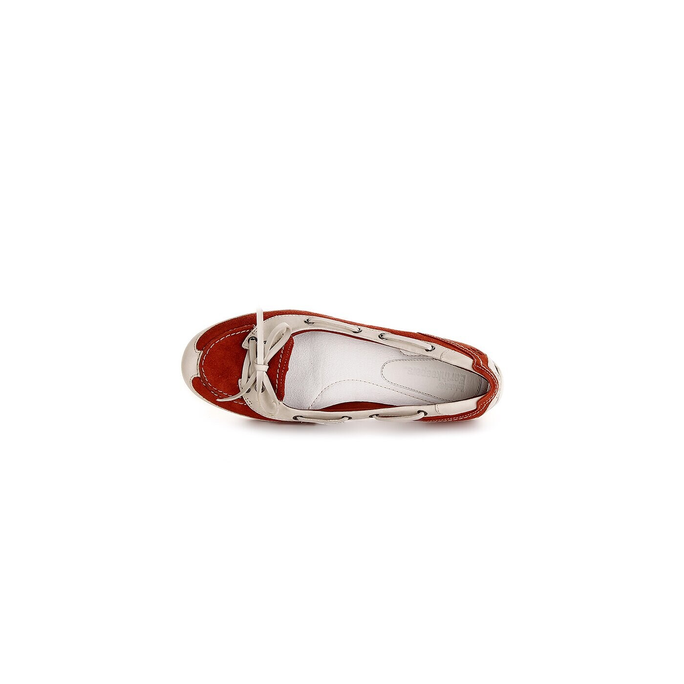 Damskie baleriny (buty) TIMBERLAND EK BOOTHBAY BOAT SHOE 3912r kolor czerwony