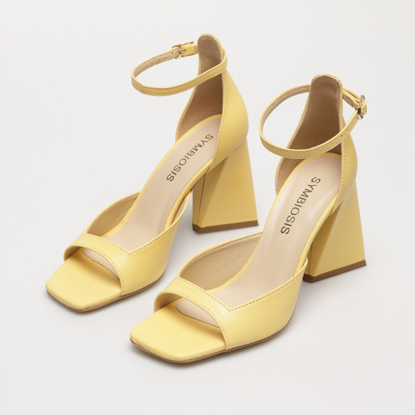 Damskie szpilki / czółenka SYMBIOSIS MADELEINE HIGH sywf123004 kolor żółty