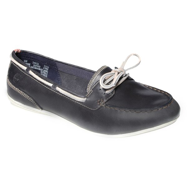 Damskie mokasyny i półbuty TIMBERLAND EK BELLE ISLAND LONG BOAT SHOE 24652 kolor czarny