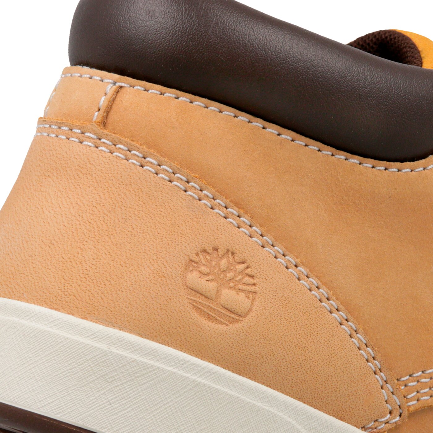 Dziecięce trampki TIMBERLAND DAVIS SQUARE LEATHER CHK tb0a1v352311 kolor żółty