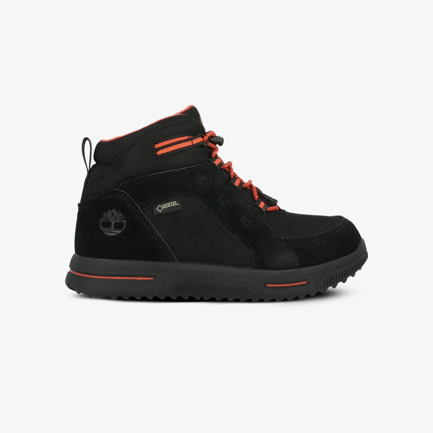 Dziecięce buty outdoor / trekkingowe TIMBERLAND CITY STOMP BUNGEE MID GTX tb0a1zm30151 kolor czarny