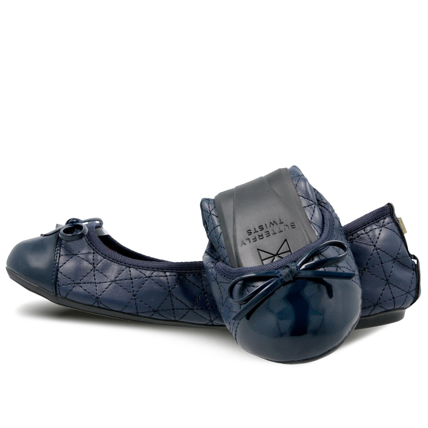 Damskie baleriny (buty) BUTTERFLY TWISTS OLIVIA bt21-036-013 kolor granatowy