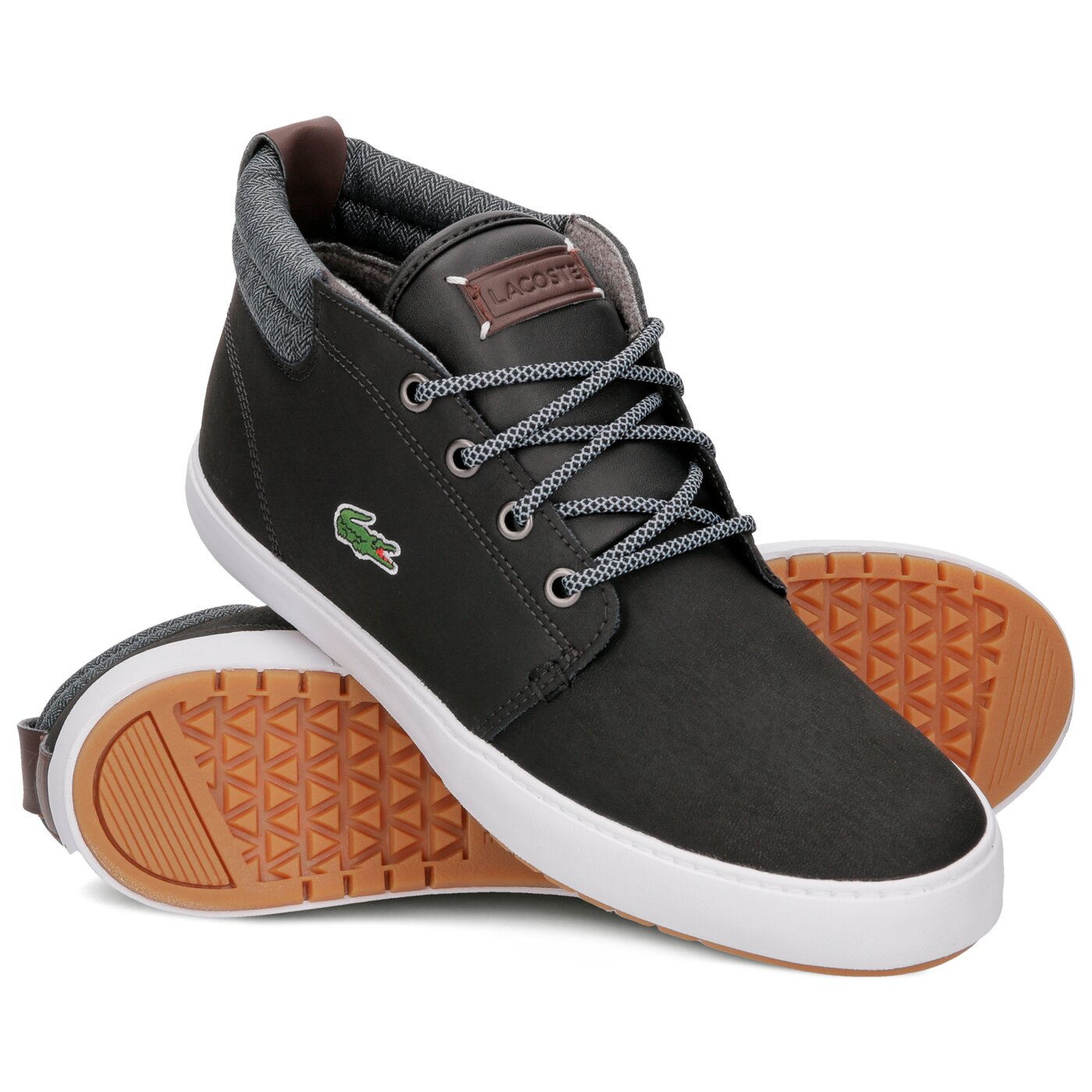 Męskie trampki LACOSTE AMPTHILL TERRA 318 1 736cam0005231 kolor czarny