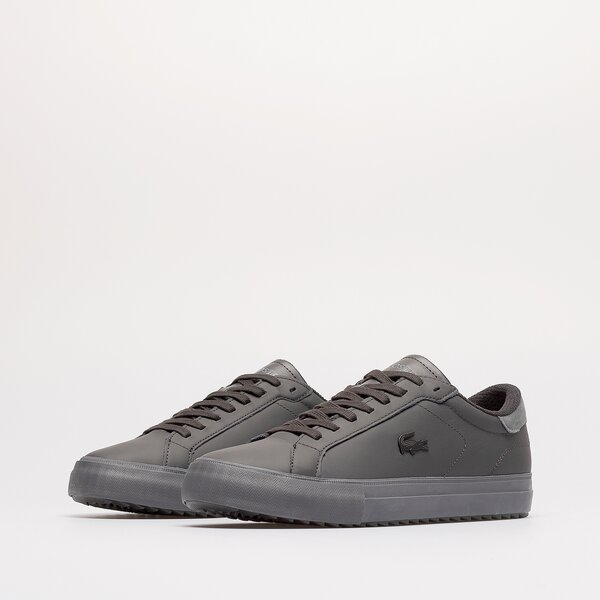 Męskie sneakersy (buty) LACOSTE POWERCOURT WINTER 744sma0027237 kolor czarny