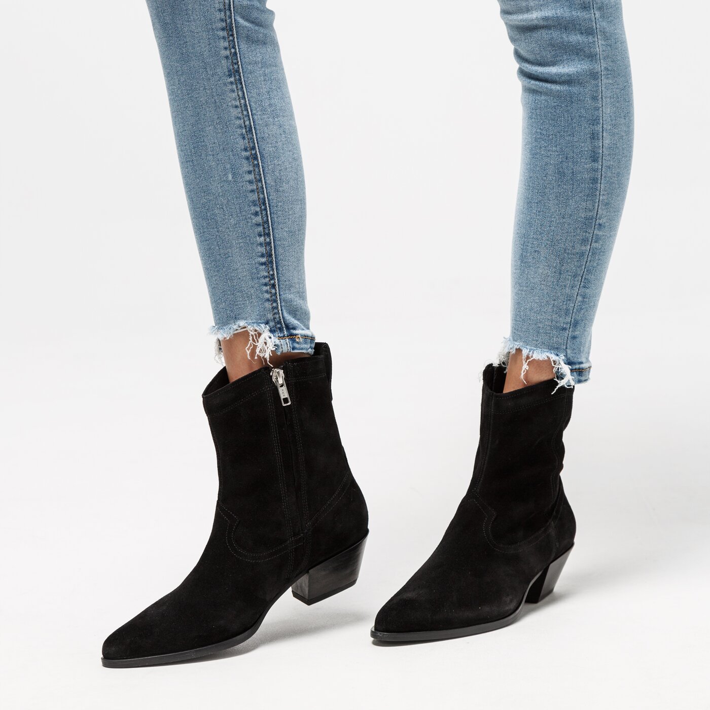 Damskie botki / sztyblety VAGABOND EMILY 481424020 kolor czarny