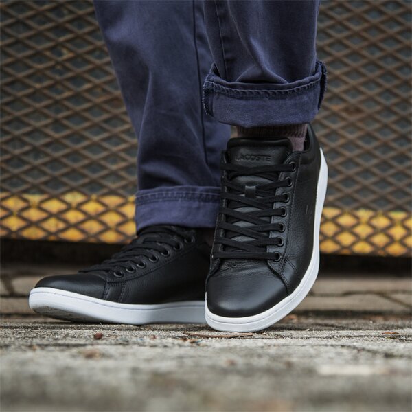 Męskie sneakersy (buty) LACOSTE CARNABY EVO 116 1 731cam0103024 kolor czarny
