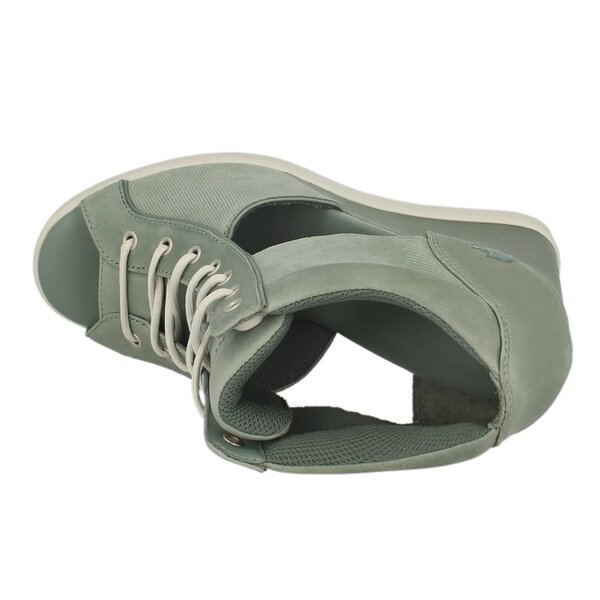 Damskie sandały LACOSTE BERNELLE PEEPTOE 727srw12241r1 kolor zielony
