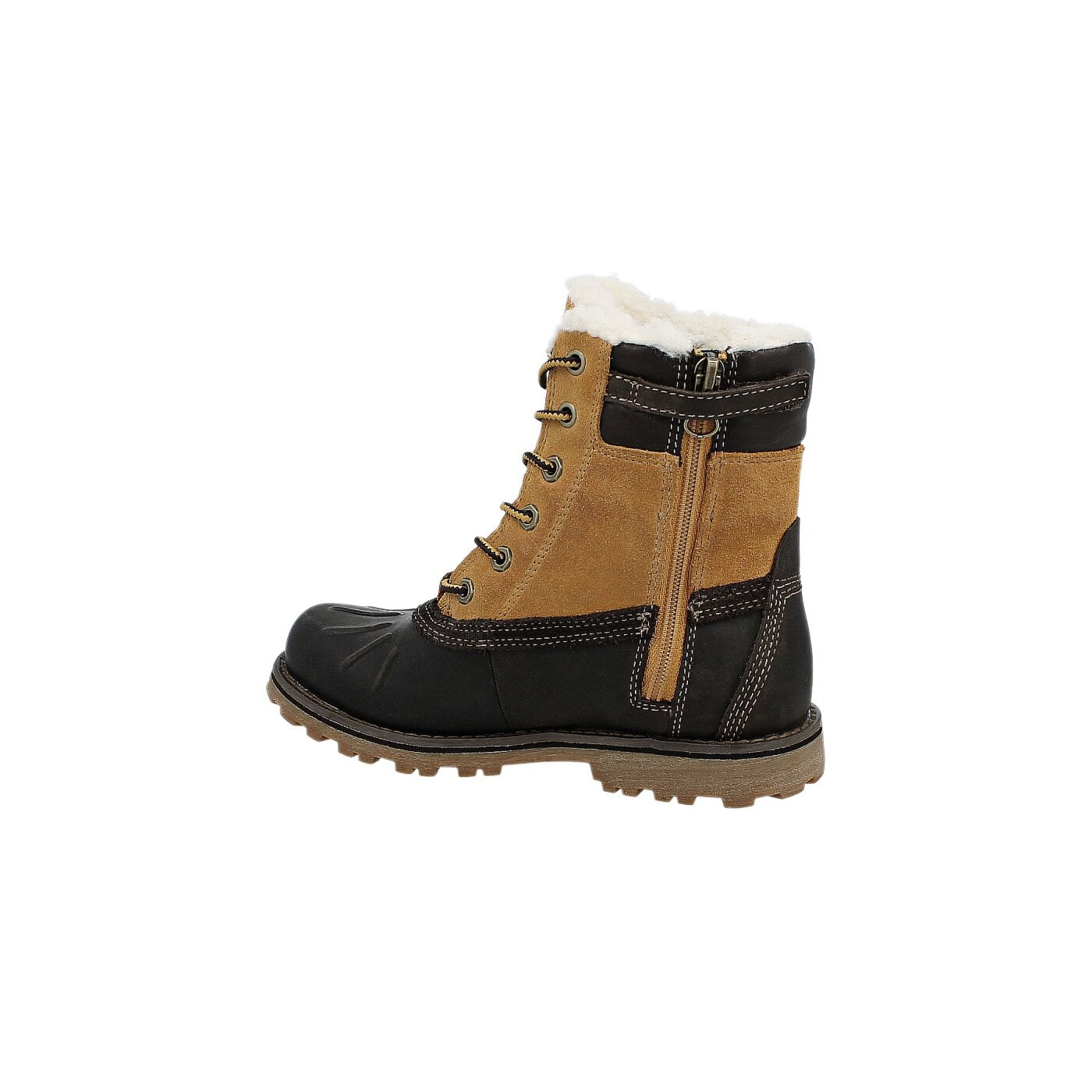 Dziecięce buty outdoor / trekkingowe TIMBERLAND ASPHALT TRAIL FTK 8371r kolor żółty