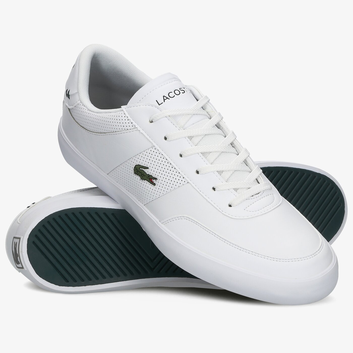 Męskie sneakersy (buty) LACOSTE COURT-MASTER 0120 1 CMA 740cma001421g kolor biały