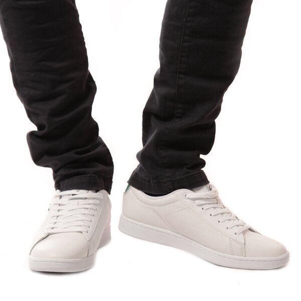 Męskie sneakersy (buty) LACOSTE CARNABY EVO CRT  728spm0012x96 kolor biały