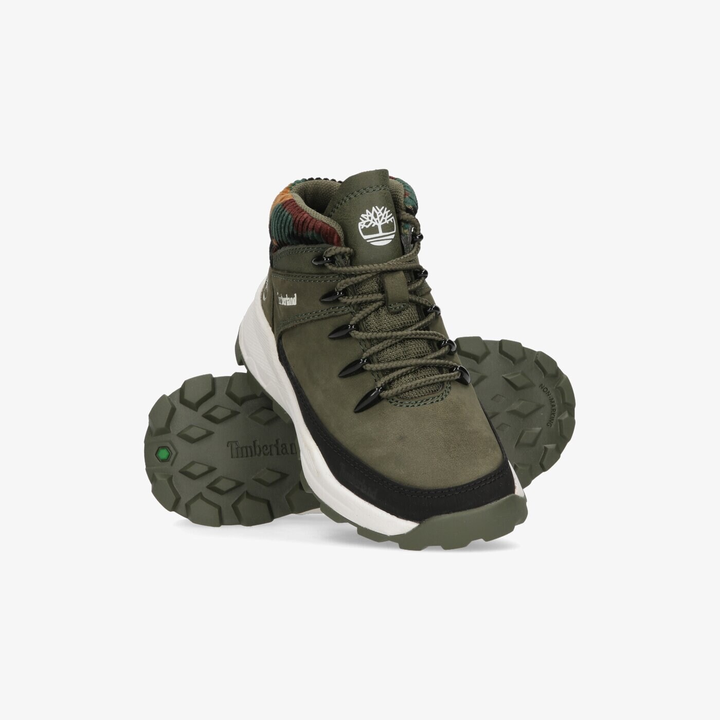 Dziecięce buty outdoor / trekkingowe TIMBERLAND BROOKLYN EURO SPRINT tb0a2gw4a581 kolor khaki