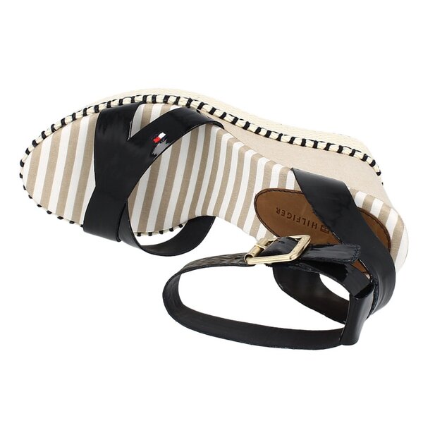 Damskie sandały TOMMY HILFIGER ESTELLE 1  fw56815826403 kolor czarny