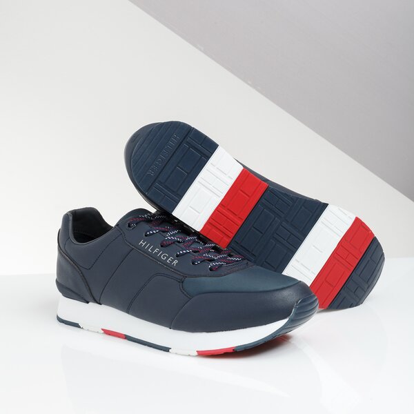 Męskie sneakersy (buty) TOMMY HILFIGER LEEDS 5C fm0fm02057403 kolor granatowy