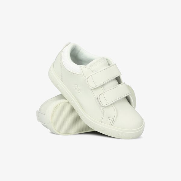 Dziecięce sneakersy (buty) LACOSTE STRAIGHTSET 319 4 CUI 738cui002118c kolor biały