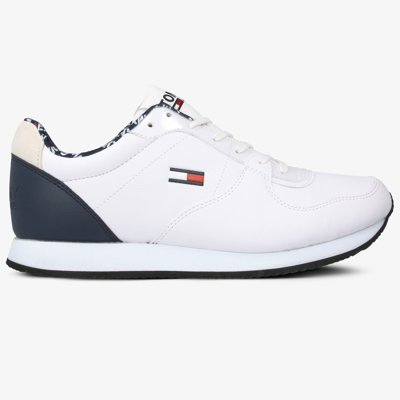 Męskie sneakersy (buty) TOMMY HILFIGER CASUAL TOMMY JEANS SNEAKER em0em003720k5 kolor biały