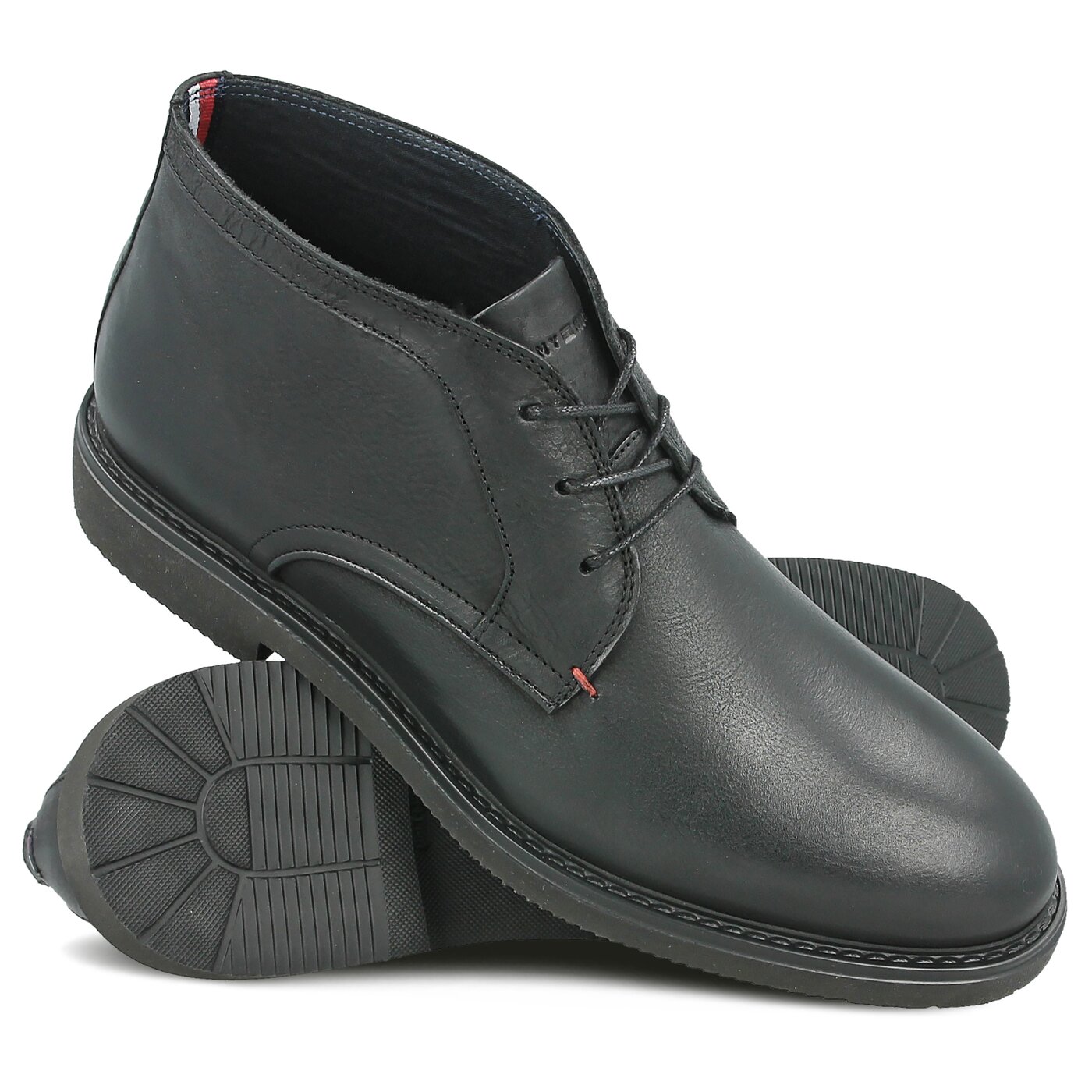 Męskie buty za kostkę TOMMY HILFIGER AUSTIN 2A fm0fm00903990 kolor czarny