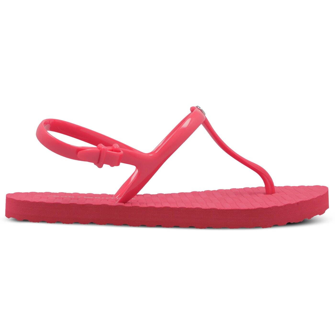 Damskie sandały TOMMY HILFIGER INT CARO 1R FLAT STRAPPY BEACH SANDAL fw0fw03923611 kolor czerwony