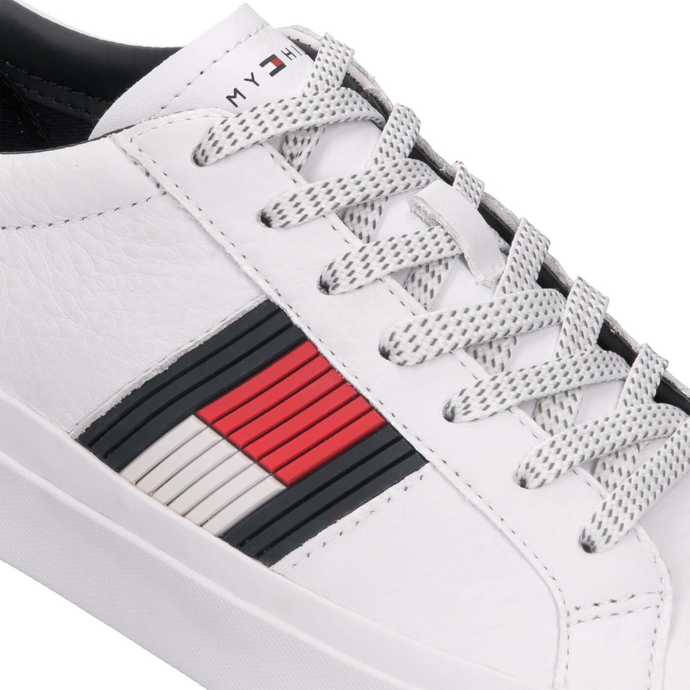 Męskie trampki TOMMY HILFIGER LEON 5A fm0fm01712100 kolor biały