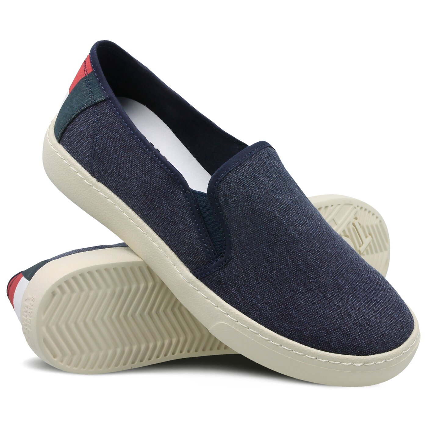 Męskie trampki TOMMY HILFIGER TOMMY JEANS LIGHT SLIP ON em0em00152431 kolor granatowy