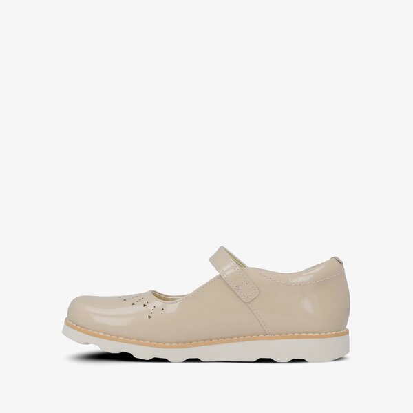 Dziecięce sandały / klapki CLARKS CROWN JUMP K 26141116 kolor beżowy