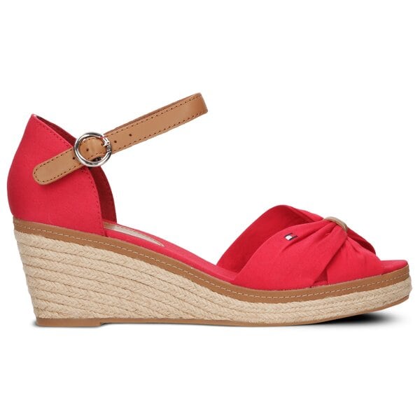 Damskie sandały TOMMY HILFIGER ELBA 40D ICONIC ELBA SANDAL fw0fw00906611 kolor czerwony