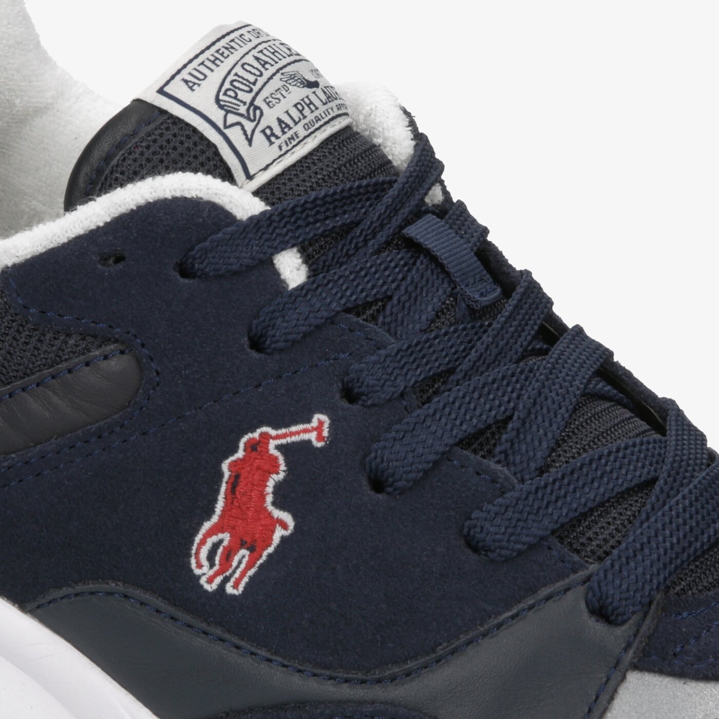 Męskie sneakersy (buty) POLO RL TRCKSTR PONY SNEAKERS ATHLETIC SHOE  809773080001 kolor granatowy