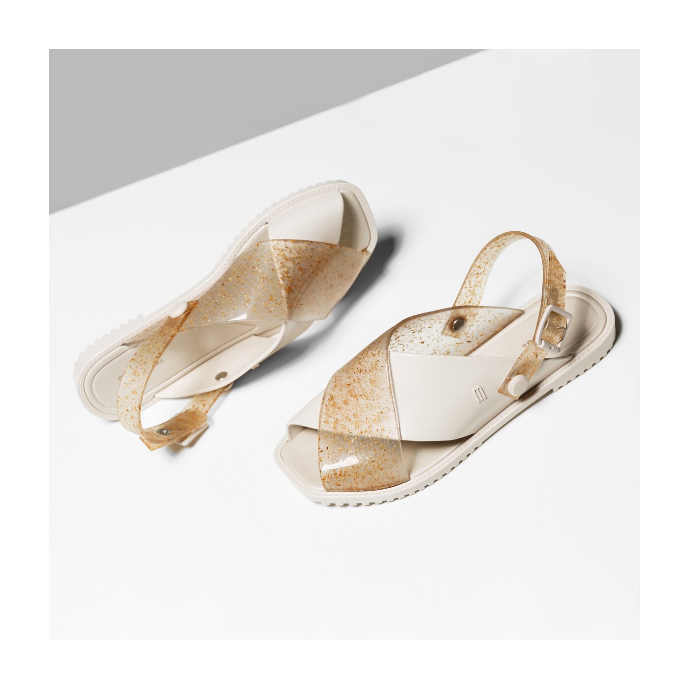 Damskie sandały MELISSA SAUCE SANDAL AD 3191352913 kolor beżowy