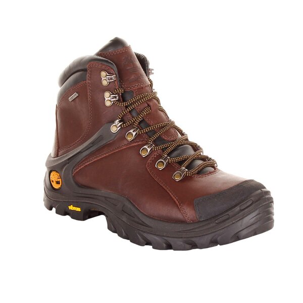 Męskie buty outdoor (trekkingowe) TIMBERLAND MID LEATHER WP WASHINGTON SUMMIT SERIES 2710r kolor brązowy