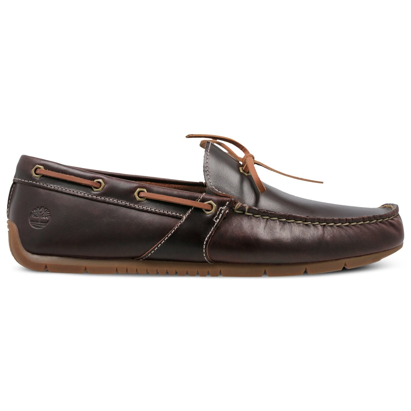 Męskie mokasyny TIMBERLAND LEMANS GENT DRIVR MOC BOAT tb0a244p2141 kolor brązowy