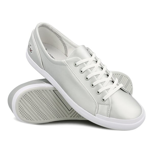 Damskie trampki LACOSTE LANCELLE 6 EYE 117 2 733caw1027334 kolor szary