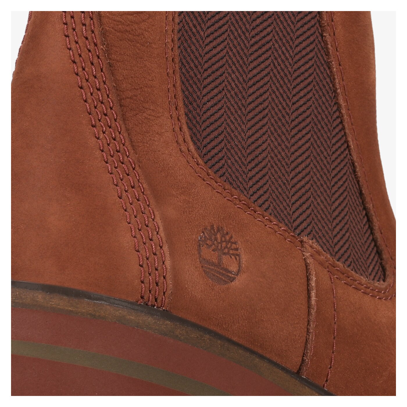 Damskie botki / sztyblety TIMBERLAND COURMAYEUR VALLEY CHELSEA tb0a2hkqch71 kolor brązowy