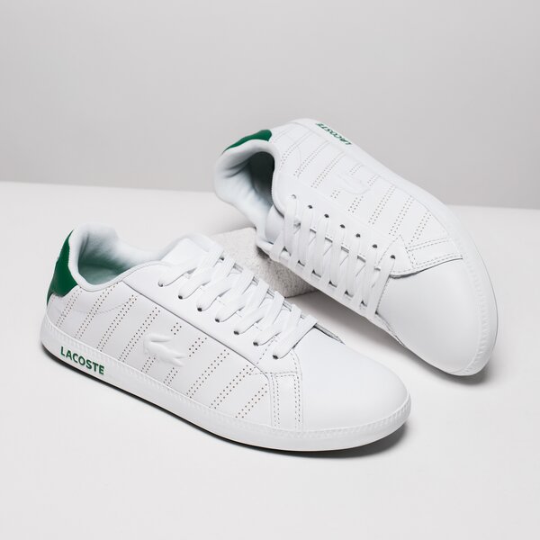 Damskie sneakersy (buty) LACOSTE GRADUATE 318 1 736spw0028082 kolor biały