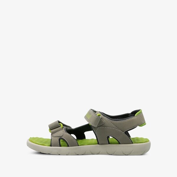 Dziecięce sandały / klapki TIMBERLAND PERKINS ROW 2-STRAP tb0a1qf61101 kolor szary