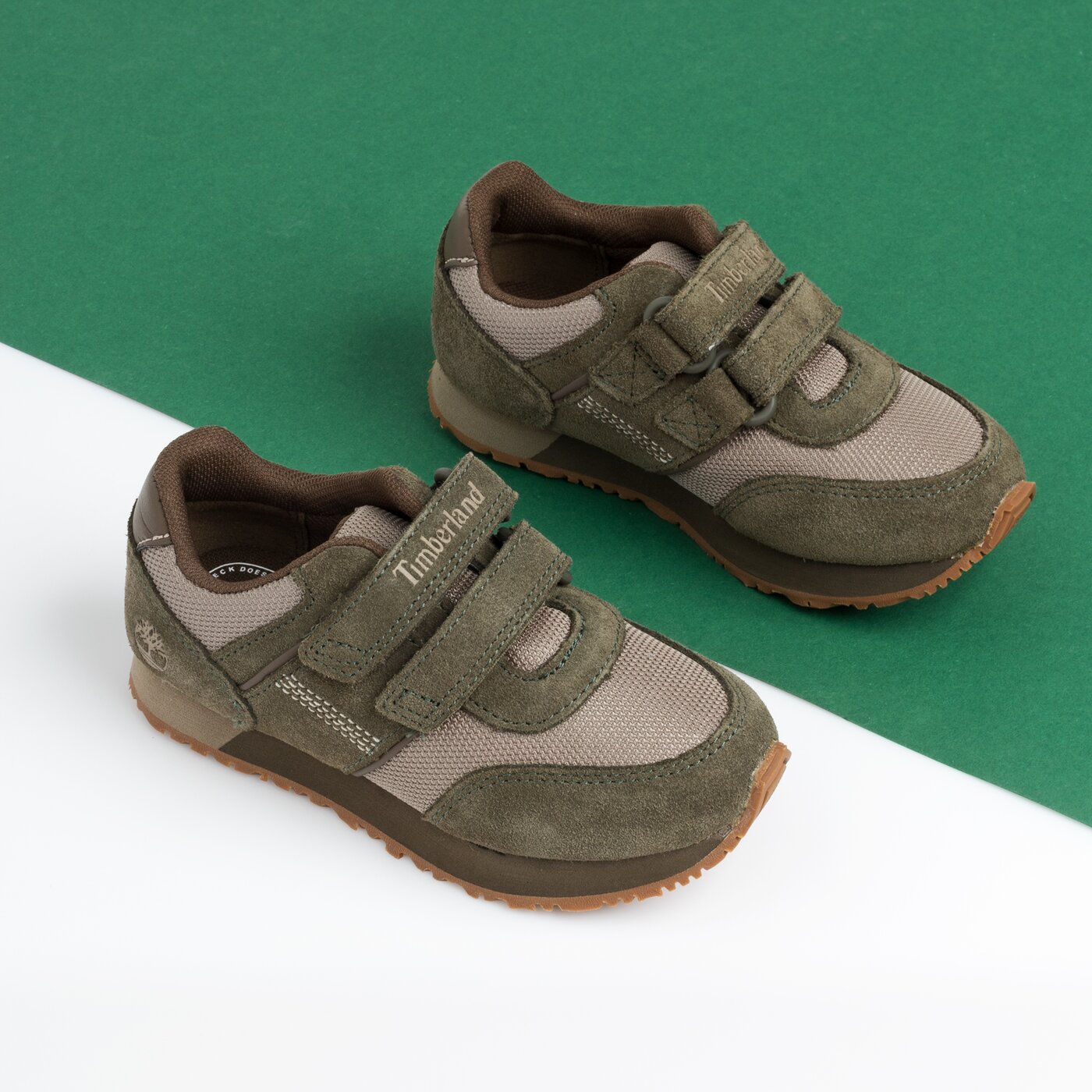 Dziecięce sneakersy (buty) TIMBERLAND CITY SCAMPER OX tb0a1ugya581 kolor khaki