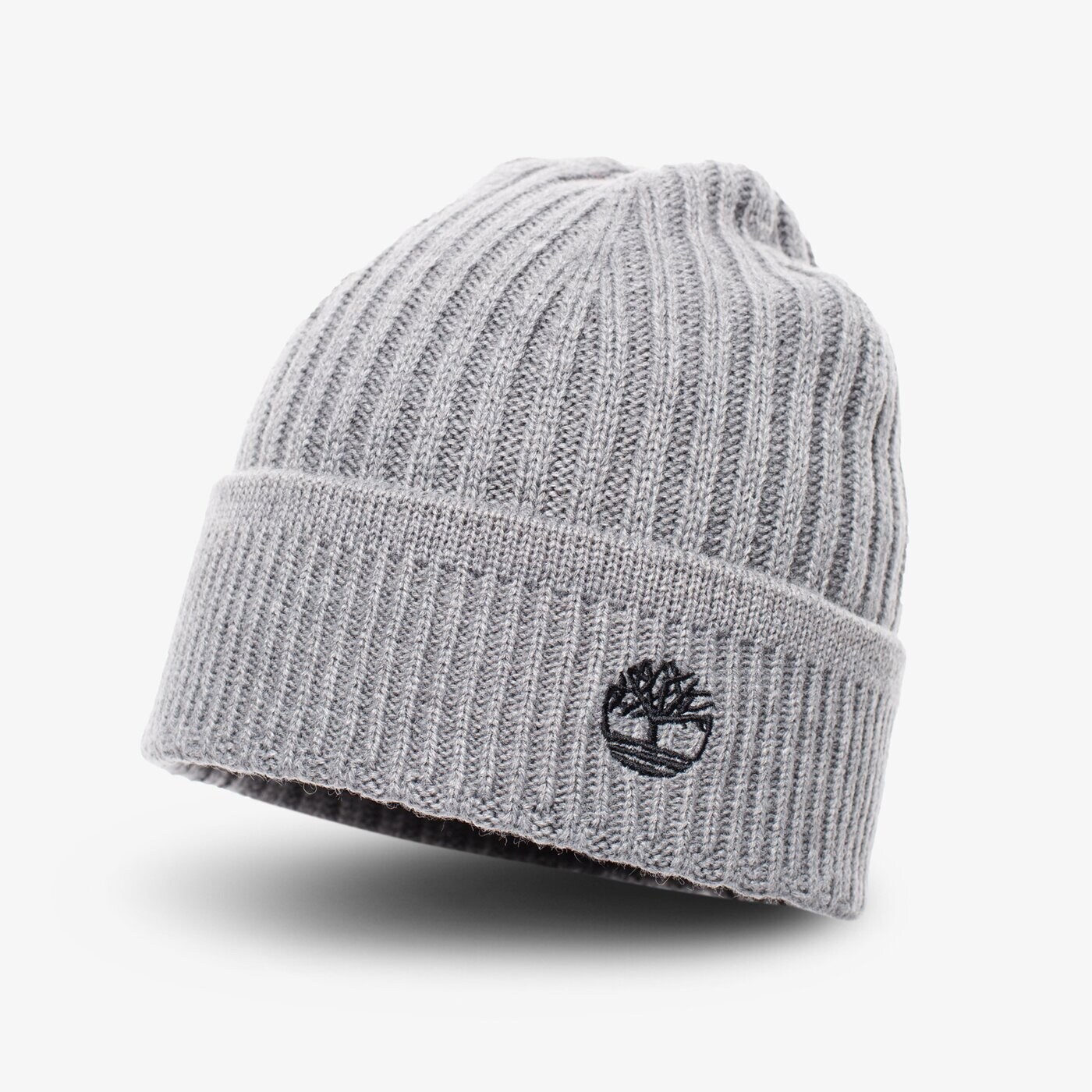 Męska czapka zimowa TIMBERLAND CZAPKA ZIMOWA SOLID RIB BEANIE tb0a1es9c811 kolor szary