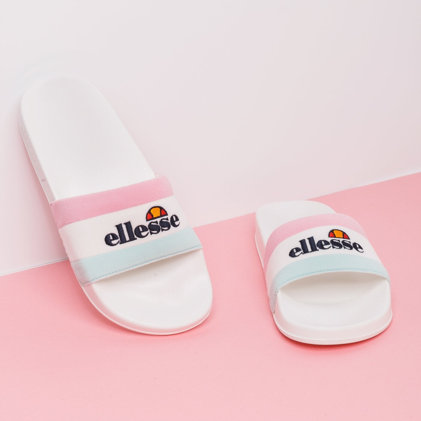 Damskie klapki ELLESSE BORGARO 610218 kolor biały