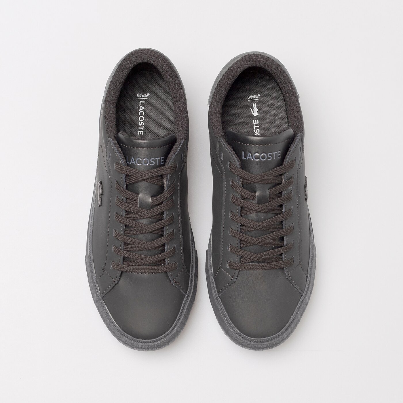 Damskie sneakersy (buty) LACOSTE POWERCOURT WNTR 222 1 SFA 744SFA0046237 744sfa0046237 kolor czarny