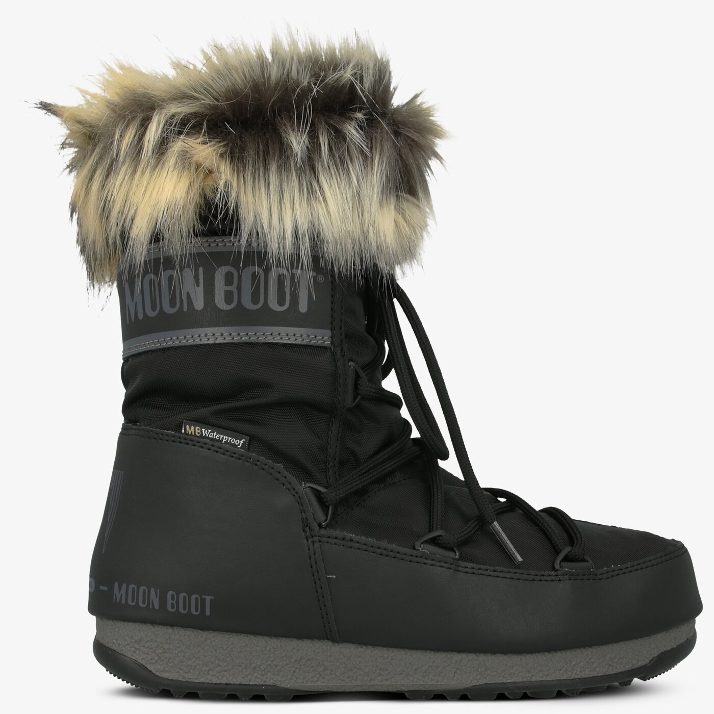 Damskie śniegowce MOON BOOT MONACO LOW WP 2  #24008800001# kolor czarny