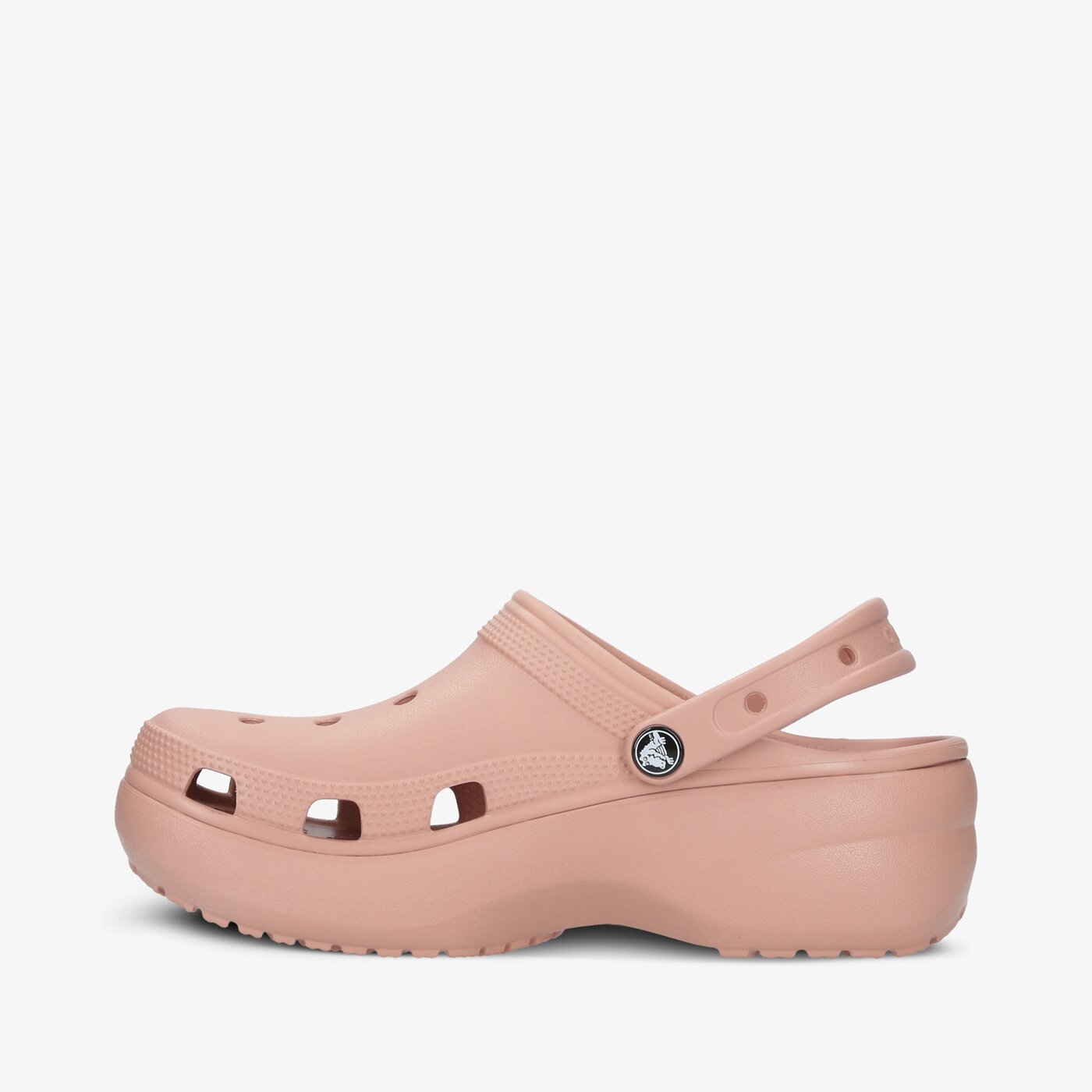 Damskie klapki CROCS CLASSIC PLATFORM CLOG W 206750-6rl kolor brązowy