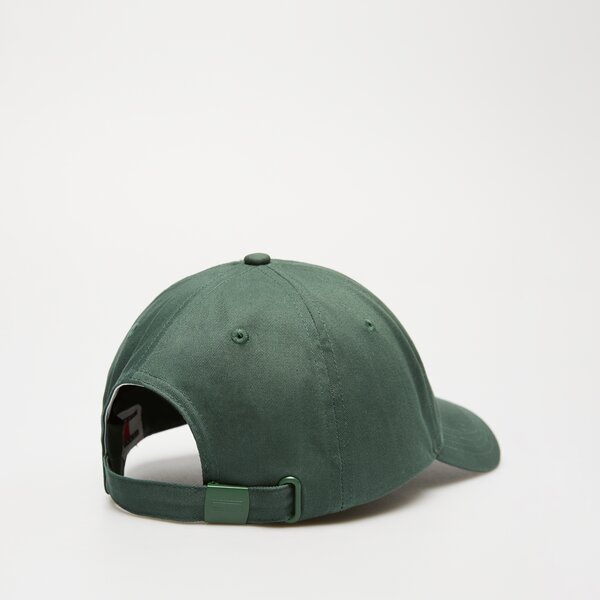Damska czapka z daszkiem TOMMY HILFIGER CZAPKA TJM ELONGATED FLAG CAP am0am11692mbf kolor zielony