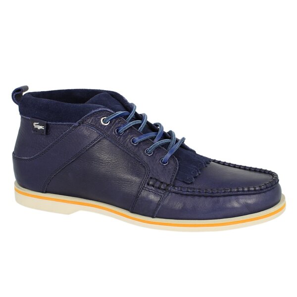Męskie buty za kostkę LACOSTE BRADFORD MID SL  726stm02362d6 kolor granatowy